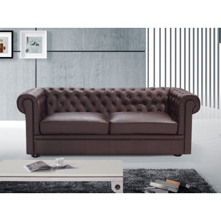 Leather Chesterfield Sofa Set Wayfair Quickview