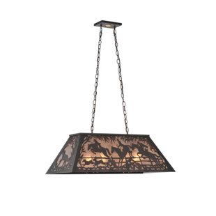 Go to store & view more images Meyda Tiffany Fox Hunt 6-Light Pendant