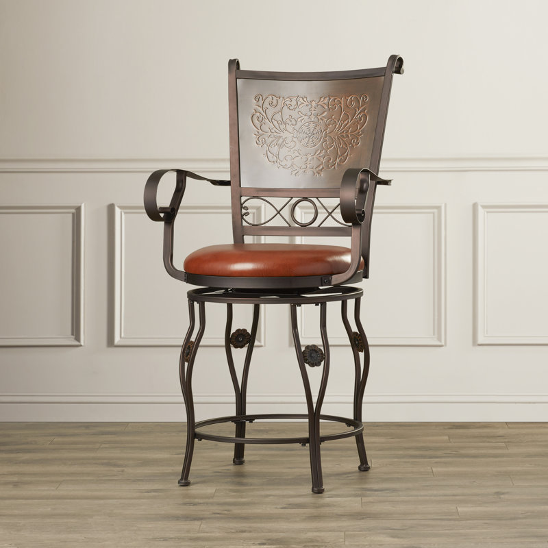 Fleur De Lis Living Darlington Bar & Counter Swivel Stool & Reviews