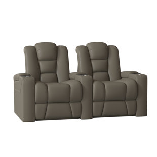Home Theater Row Curved Seating (Row Of 2) by Latitude Run #1
