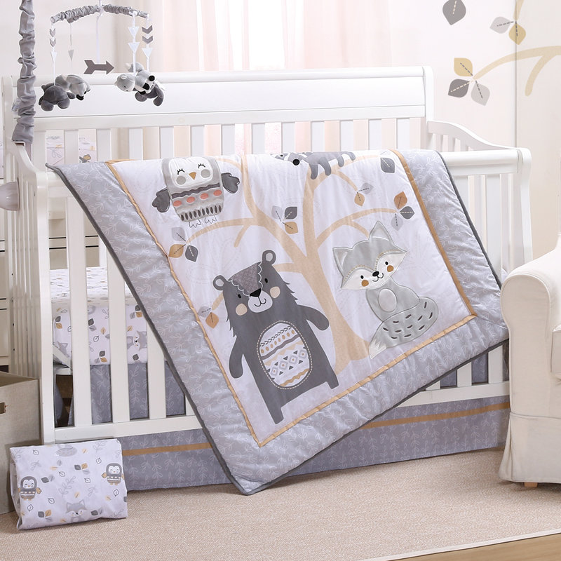 Little Haven Woodland Friends 3 Piece Crib Bedding Set Reviews Woodland Friends 3 Piece Crib Bedding Set
