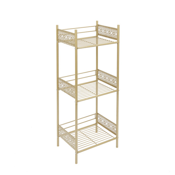 Bungalow Rose Gillespie 14 5 W X 36 H Bathroom Shelf Reviews Wayfair