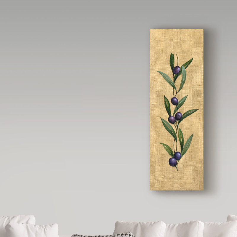 East Urban Home Olives And Burlap Acrylic Painting Print On