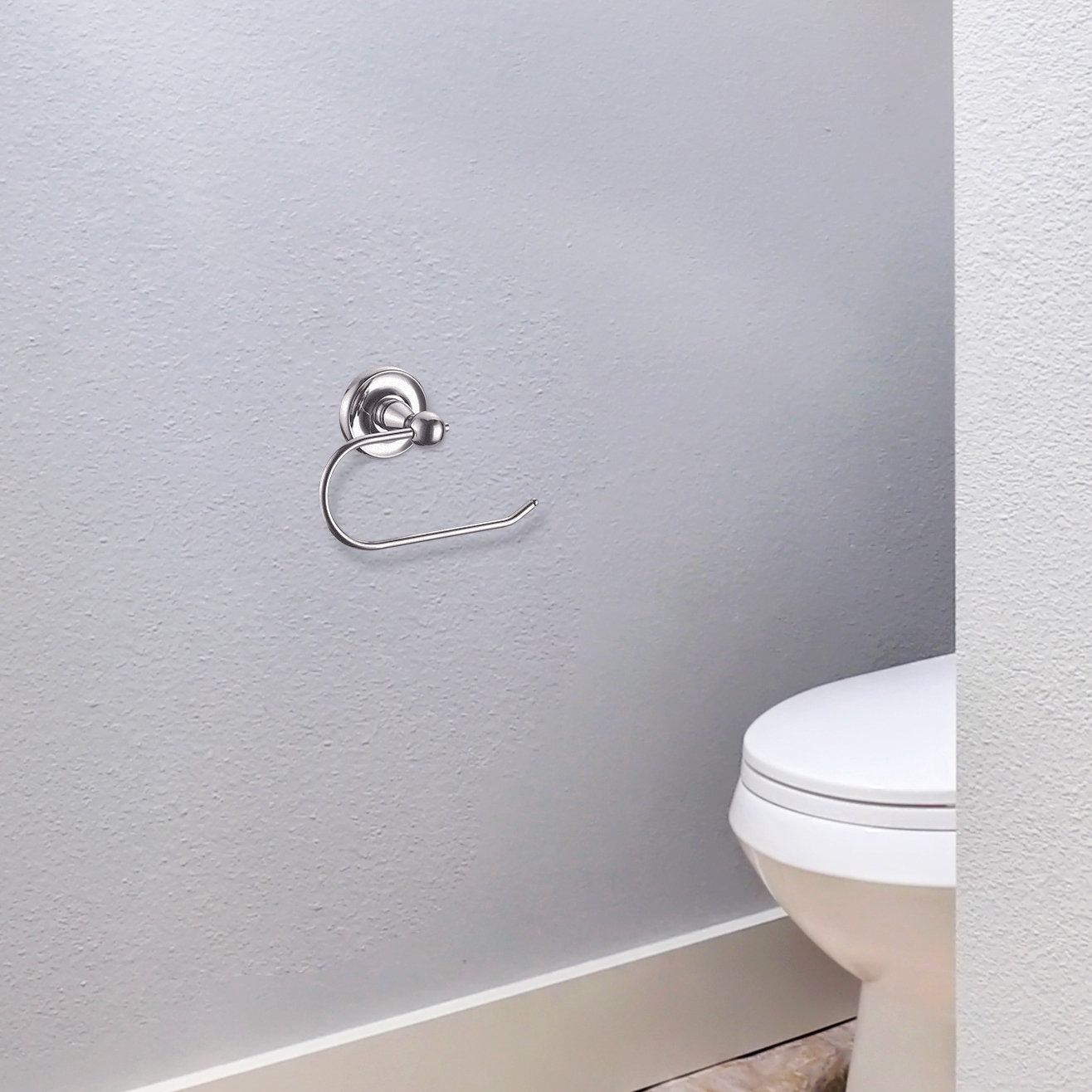 Design House 558403 San Martin Euro Toilet Paper Holder Polished Chrome