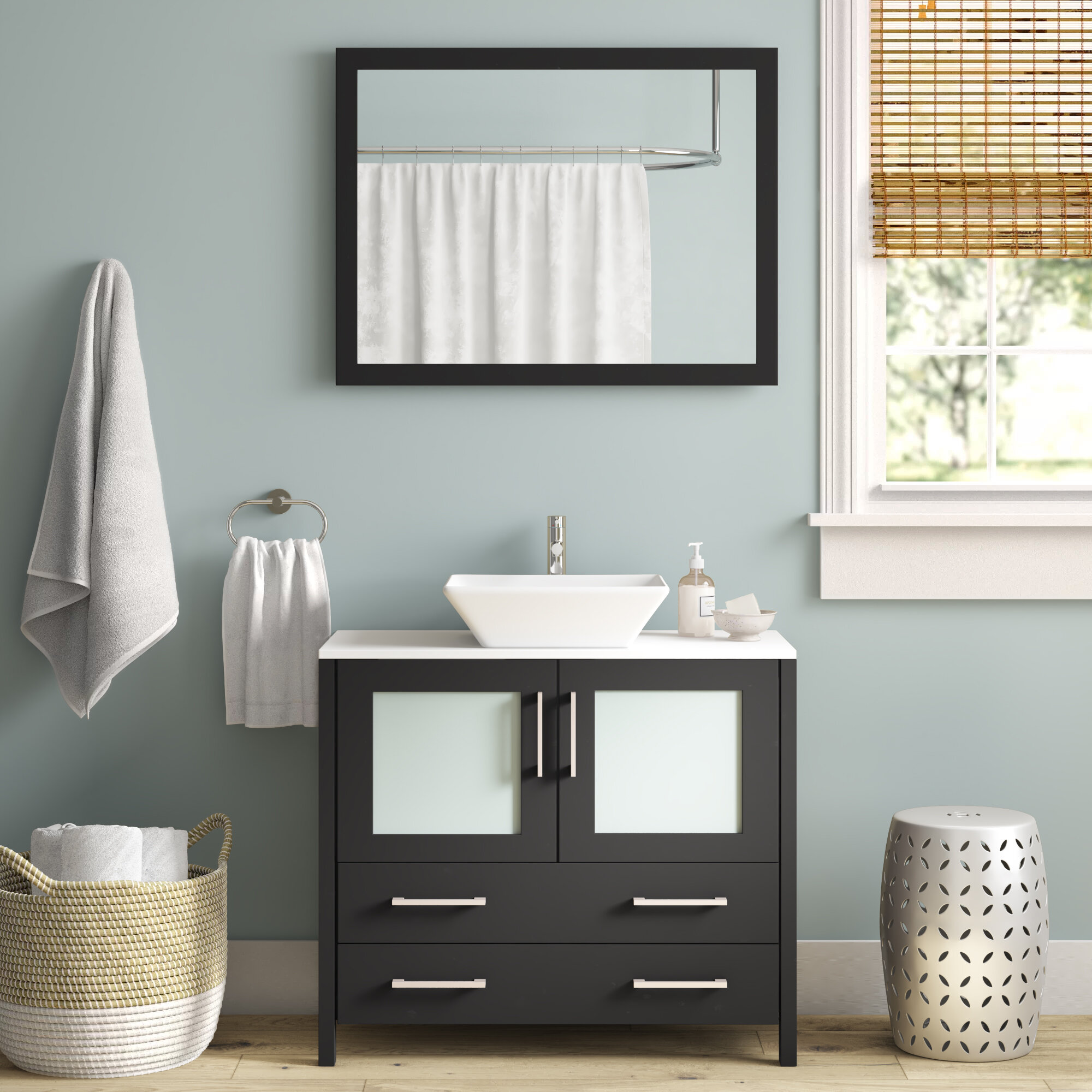 Jordon 36 Single Bathroom Vanity Set With Mirror Reviews Joss Main