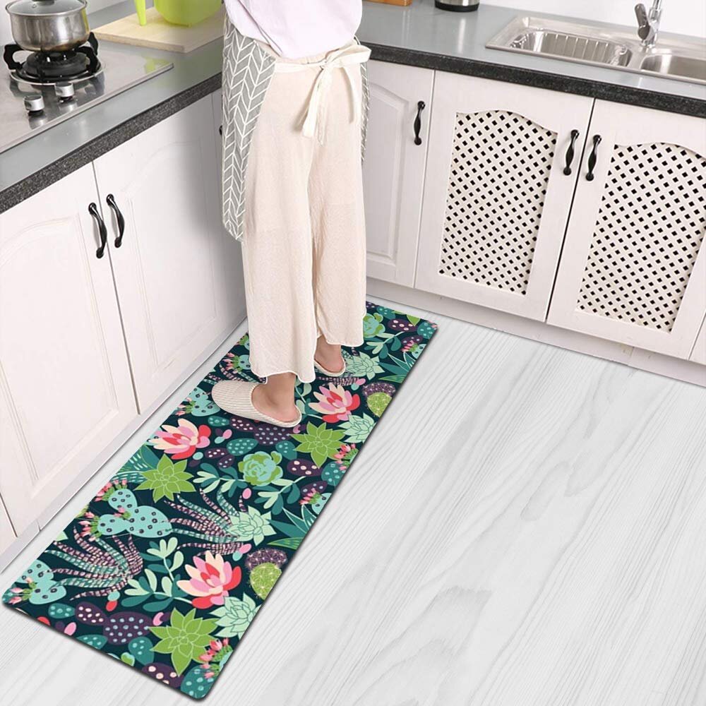 Elegant Comfort Anti Fatigue Kitchen Mat Standing Floor Rug Waterproof Non-Slip