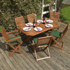 eucalyptus wooden dining set