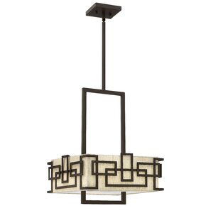 Denson 3-Light Shaded Chandelier