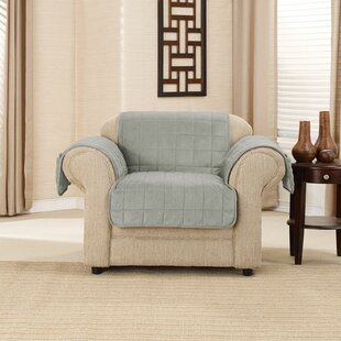 Deep Pile Box Cushion Armchair Slipcover By Sure Fit