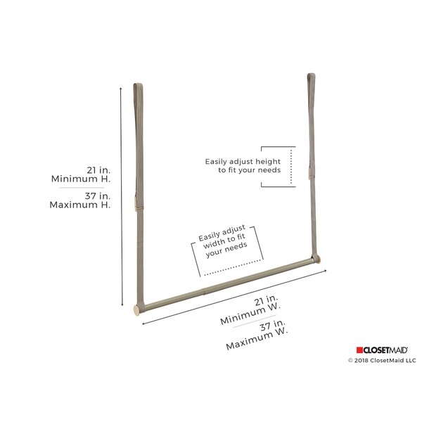 Closetmaid Double Hang Closet Rod Reviews Wayfair