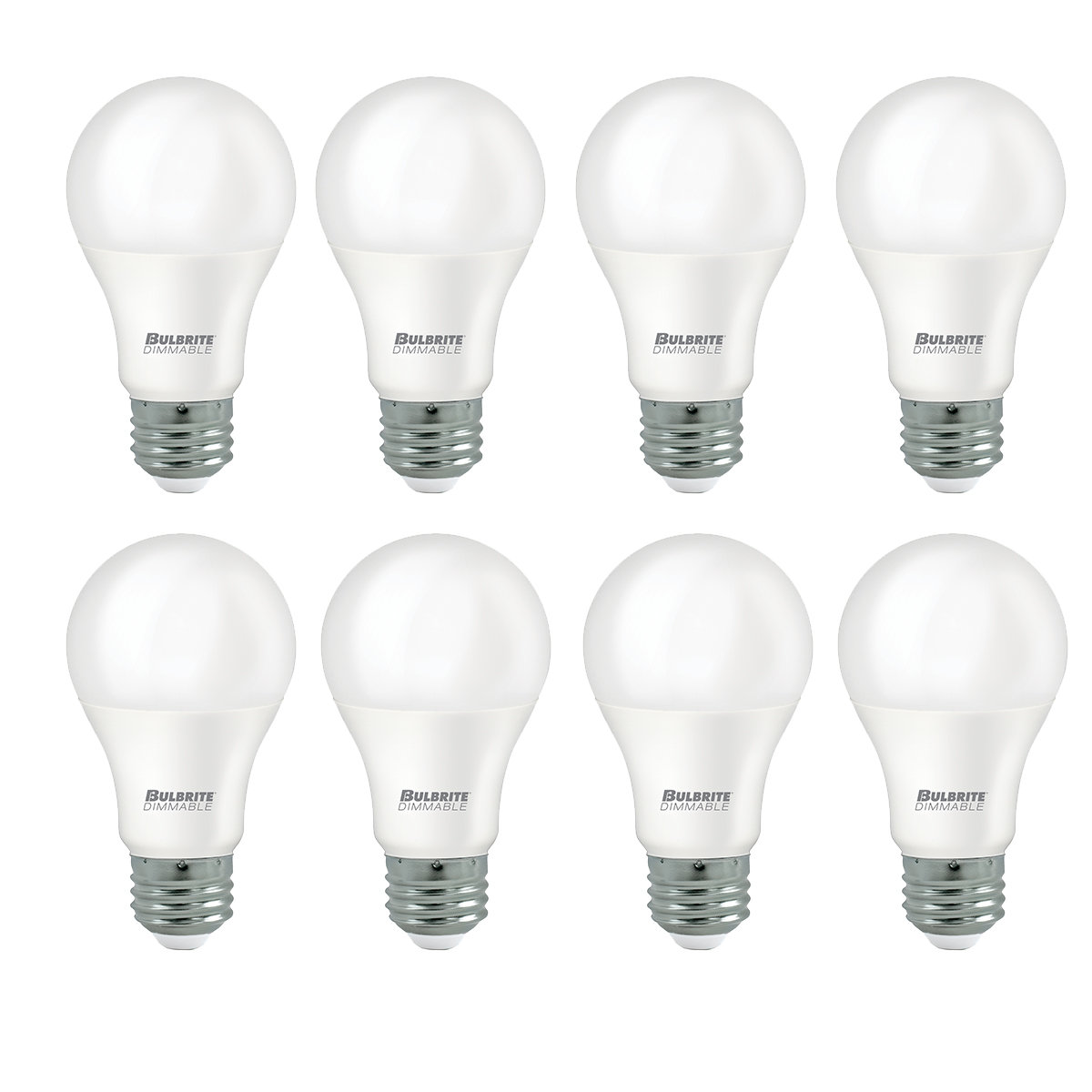 Bulbrite Industries 9 Watt (60 Watt Equivalent), A19 LED, Dimmable ...