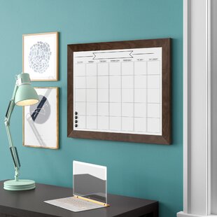 Combo Dry Large Erase Board With Black Wood Composite Frame 18 X 24 Inches Wall for sale online 
