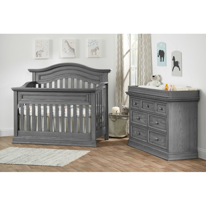 wood crib set