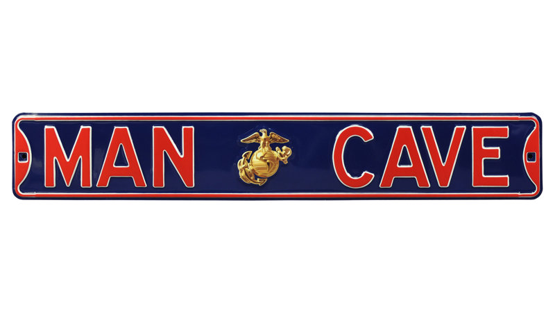 Man Cave Enlisted Marine Wall Décor
