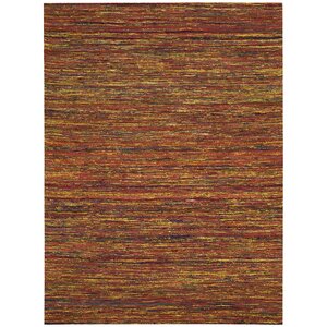 Zahra Hand-Woven Red Area Rug