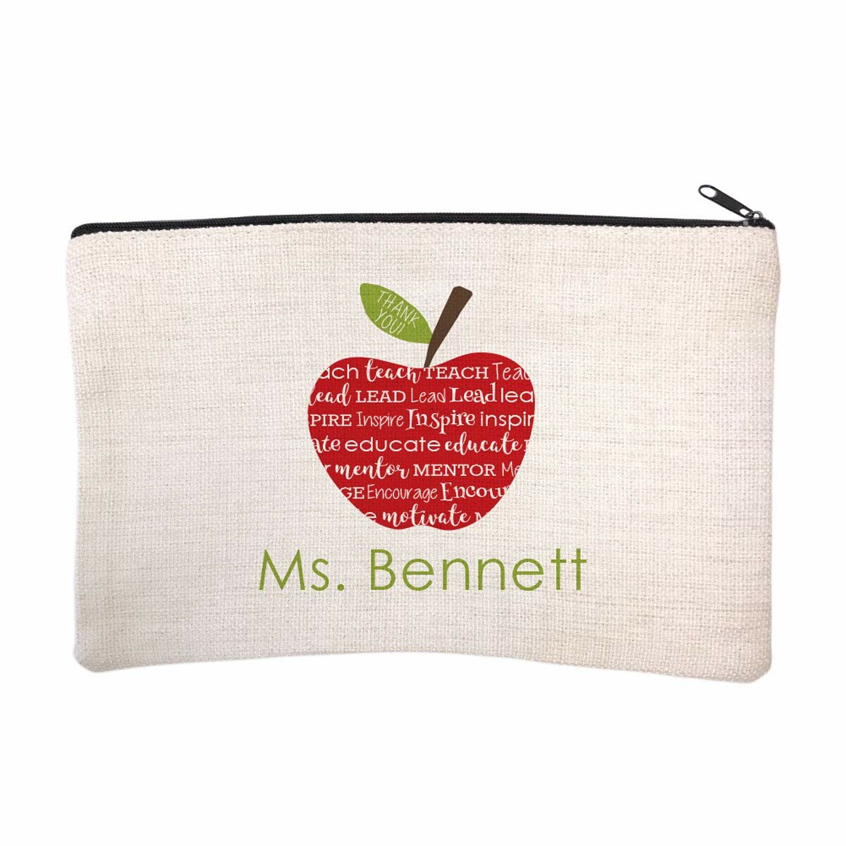 makeup bag with name