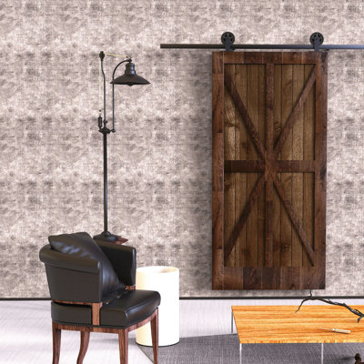 TShape Black Wheel Standard Single Barn Door Hardware Kit Homacer Track Length 144 in