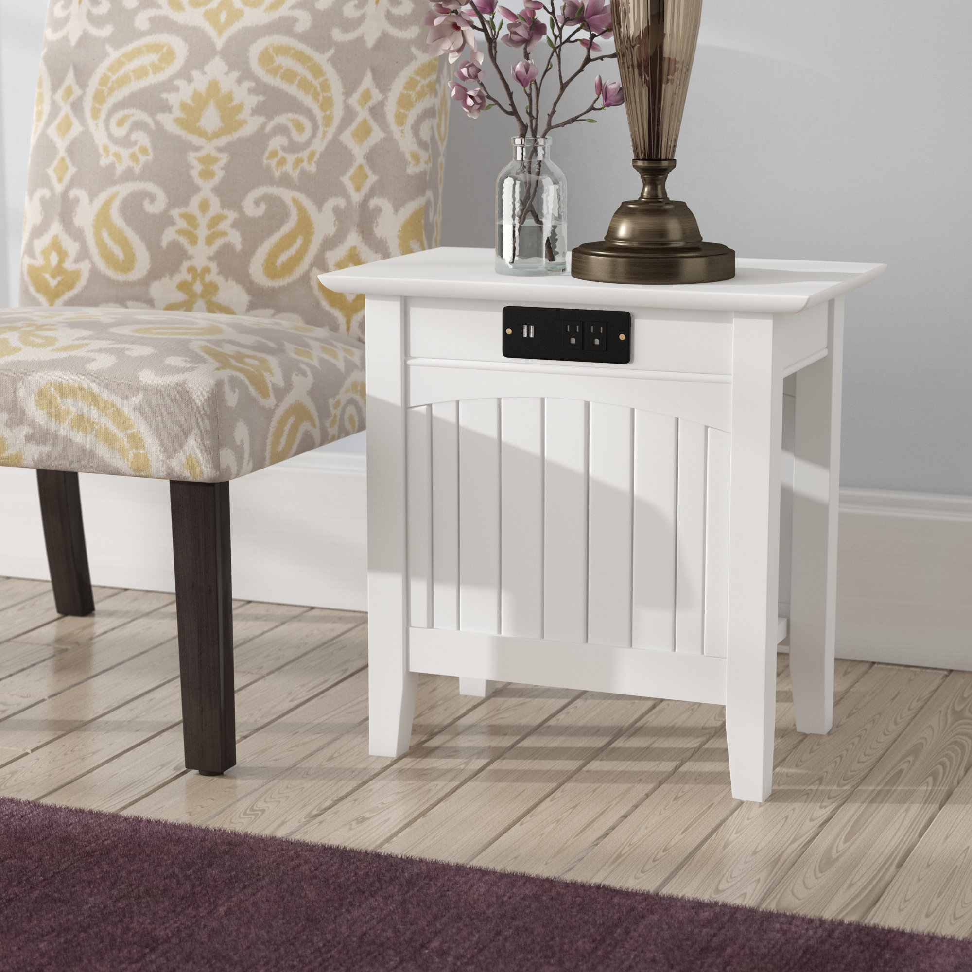Charlton Home® Tolleson 22'' Tall End Table & Reviews Wayfair