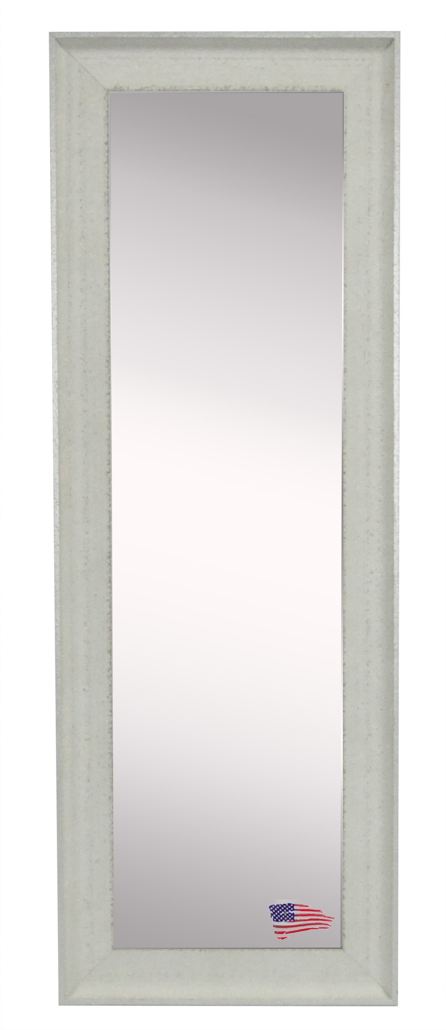 Wrought Studio Northborough Vintage White Traditional Full Length