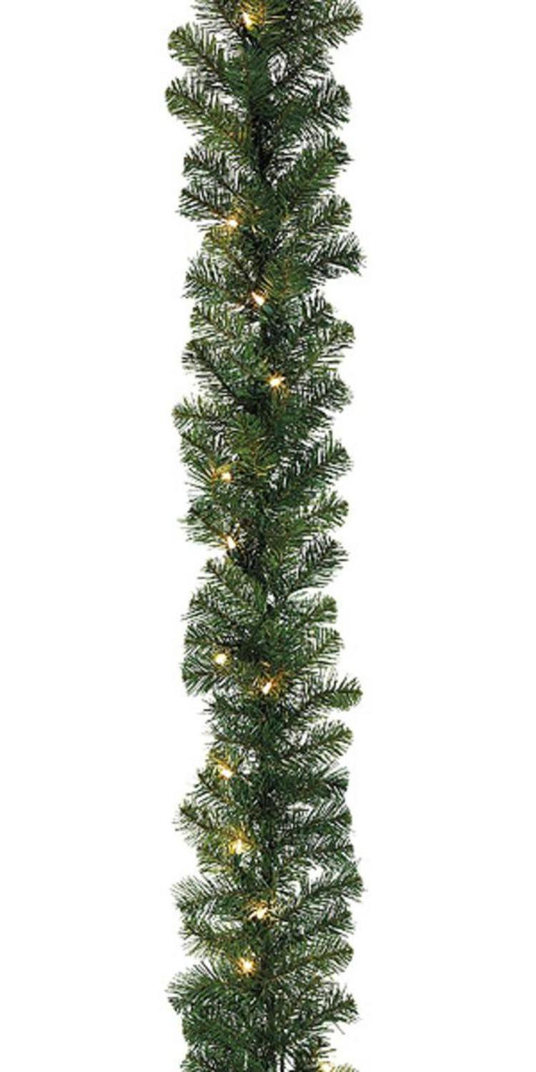 The Holiday Aisle 27 Olympia Pine Artificial Christmas Pre Lit The Holiday Aisle 27 Olympia Pine Artificial Christmas Pre Lit Garland With 300 Clear White Lights Wayfair