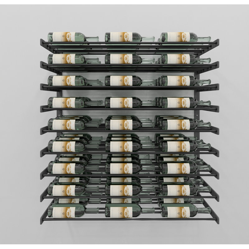 Rebrilliant Idora 81 Bottle Wall Mounted Wine Bottle Rack Wayfair