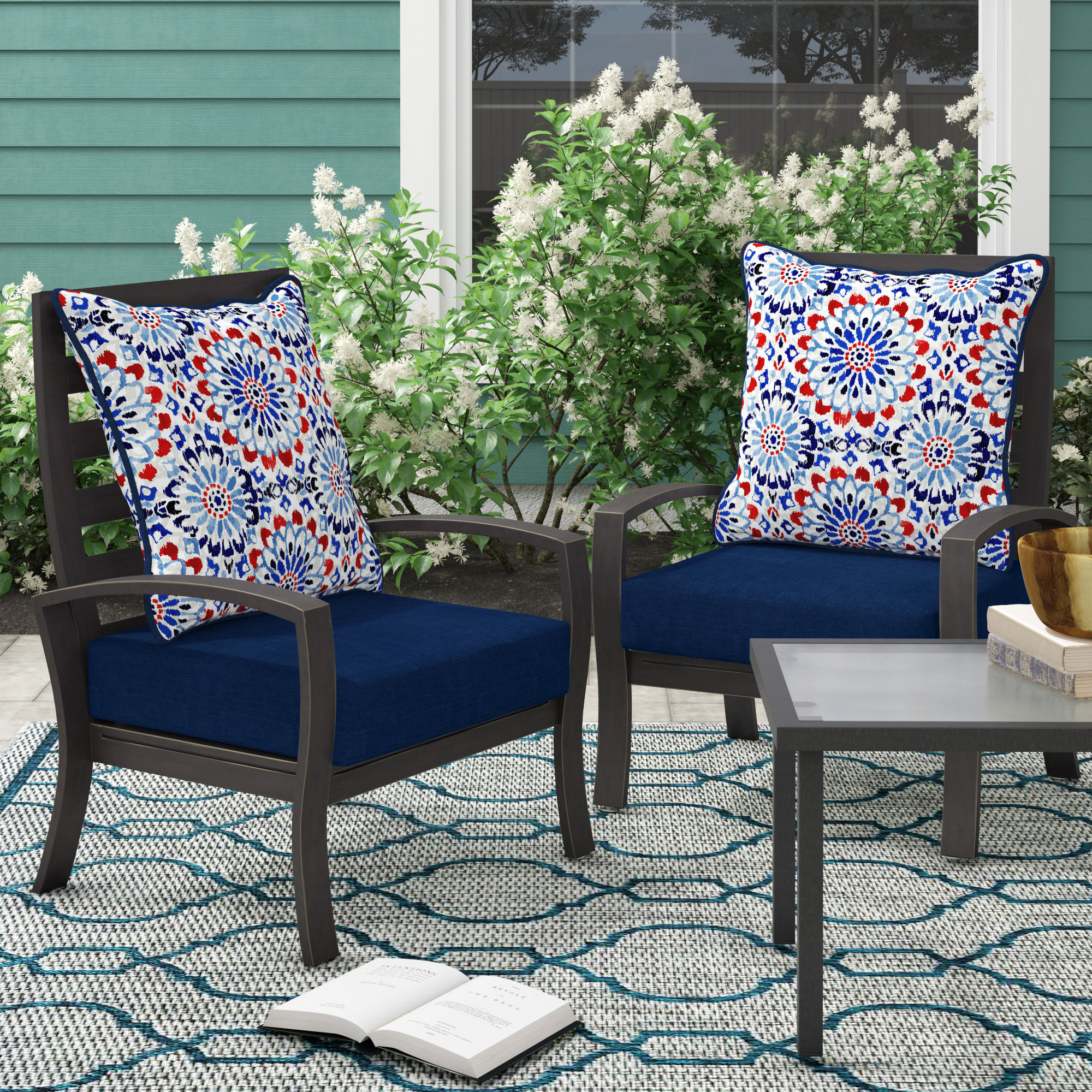 Canora Grey Outdoor Seat Back Cushion Reviews Wayfair