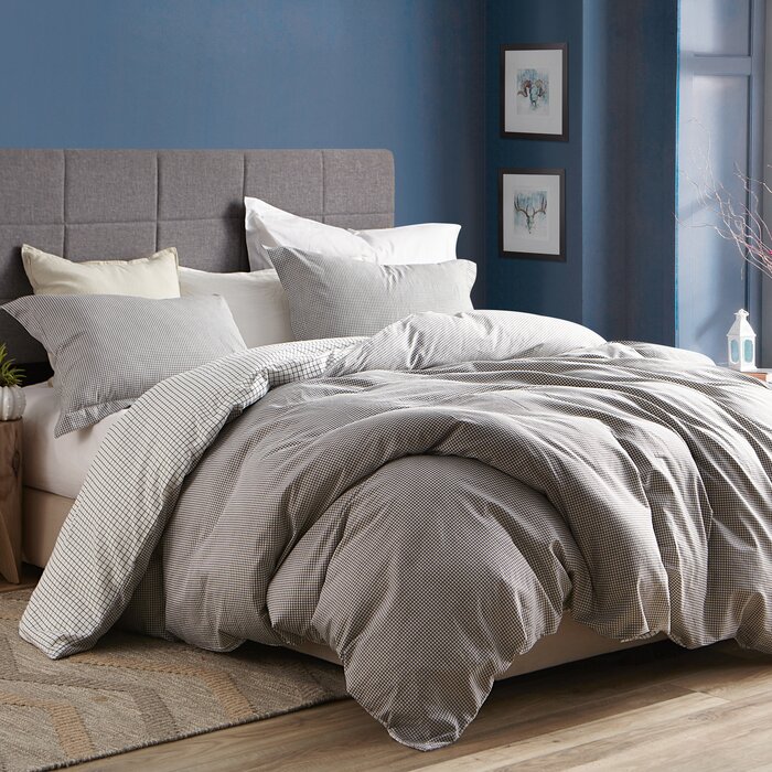 Union Rustic Dallin Gingham Duvet Cover Set Wayfair Ca