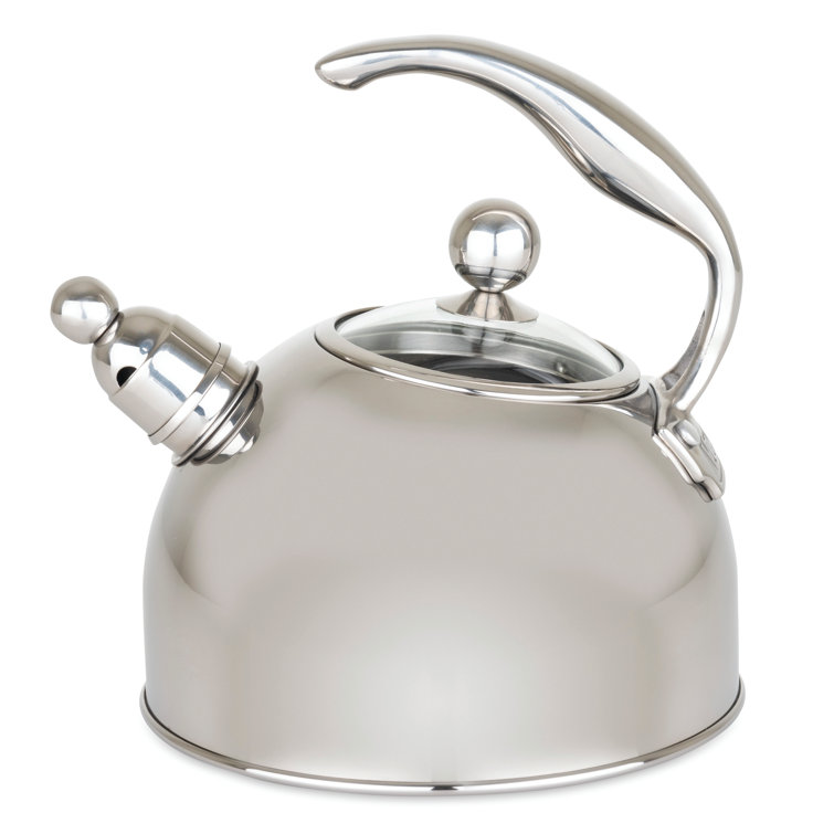 Viking 2.5 Qt. Stainless Steel Whistling Stovetop Kettle & Reviews