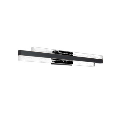 Tandem 2 - Light Dimmable LED Black Vanity Light
