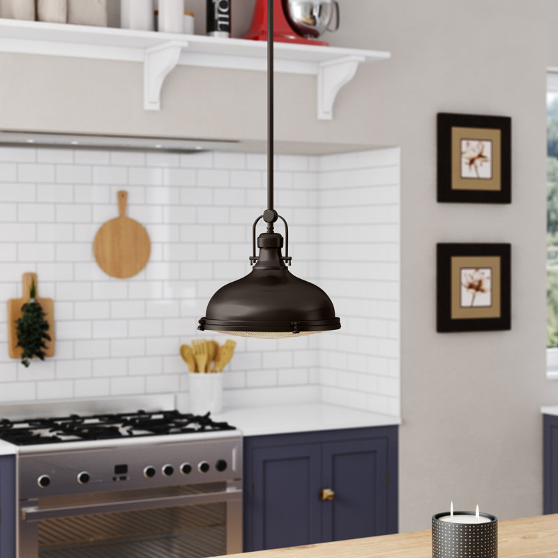 1 - Light Single Dome Pendant