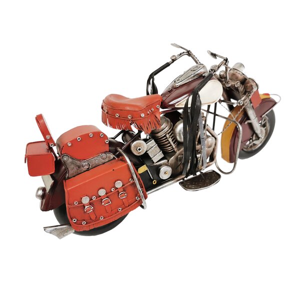 Vintage Handmade Indian Motorcycle Model Diecast Iron Art Crafts Metal Toy Gift 