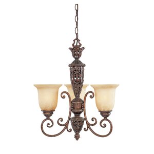 Claverack 3-Light Shaded Chandelier