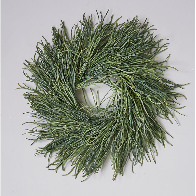Highland Dunes Sea Grass 20" Wreath & Reviews | Wayfair