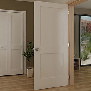 Find The Perfect Interior Doors Wayfair Paneled Solid Wood Painted Shaker Standard Door