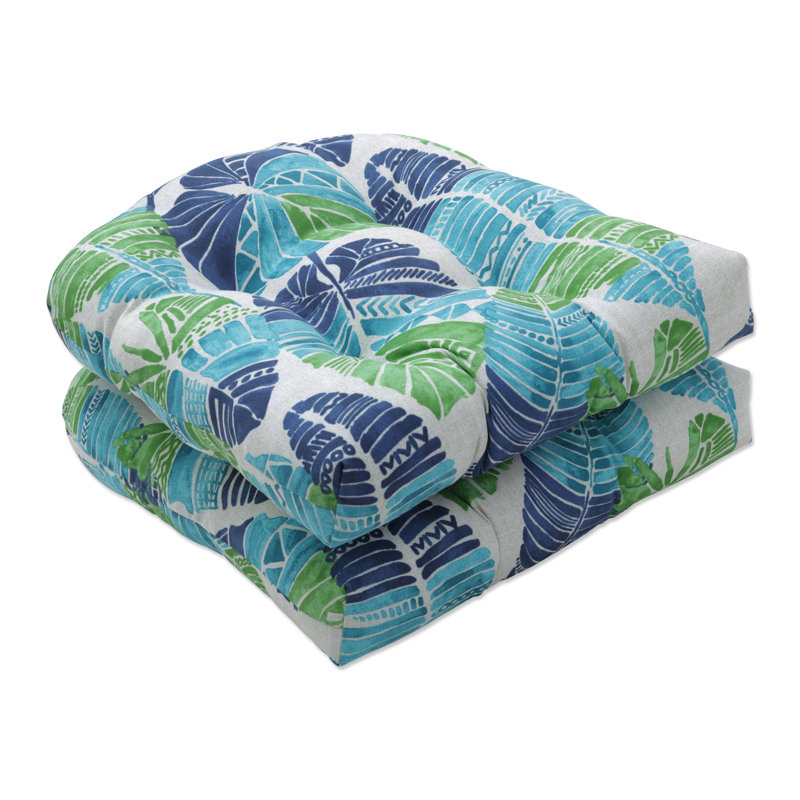 Bayou Breeze Hixon Caribe Indoor Outdoor Seat Cushion Wayfair
