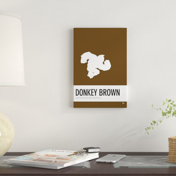 East Urban Home Minimal Colorcode Donkey Kong Graphic Art On Canvas Wayfair