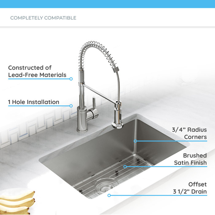 Mrdirect Mr Direct Stainless Steel 28 13 X 17 88 Undermount