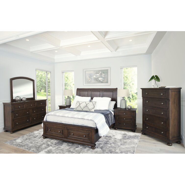 Lark Manor Perkin Platform Solid Wood Bedroom Set | Wayfair.ca