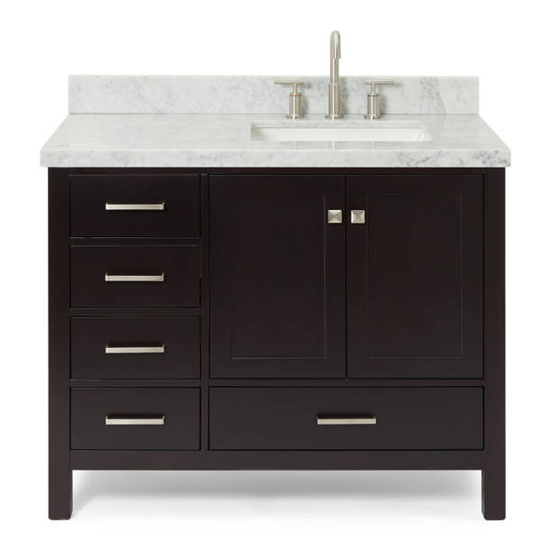 Latitude Run® Amariani 61'' Free-standing Double Bathroom Vanity with ...