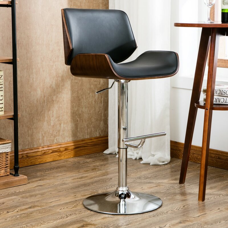 Scottish Country Oriole Adjustable Height Swivel Bar Stool & Reviews ...