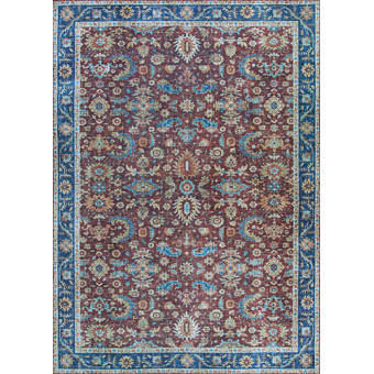 Canora Grey Celia Shenandoah Navy Area Rug Wayfair