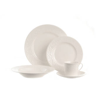 Winston Porter Goodman 16 Piece Dinnerware Set Service For 4 Reviews Wayfair