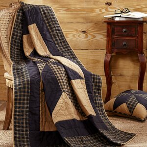 William Quilted Cotton Throw