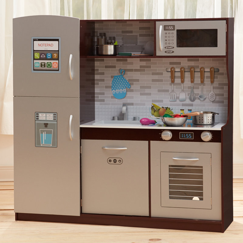 Teamson Kids My Little Chef Uptown Play Kitchen Reviews Wayfair My Little Chef Uptown Play Kitchen