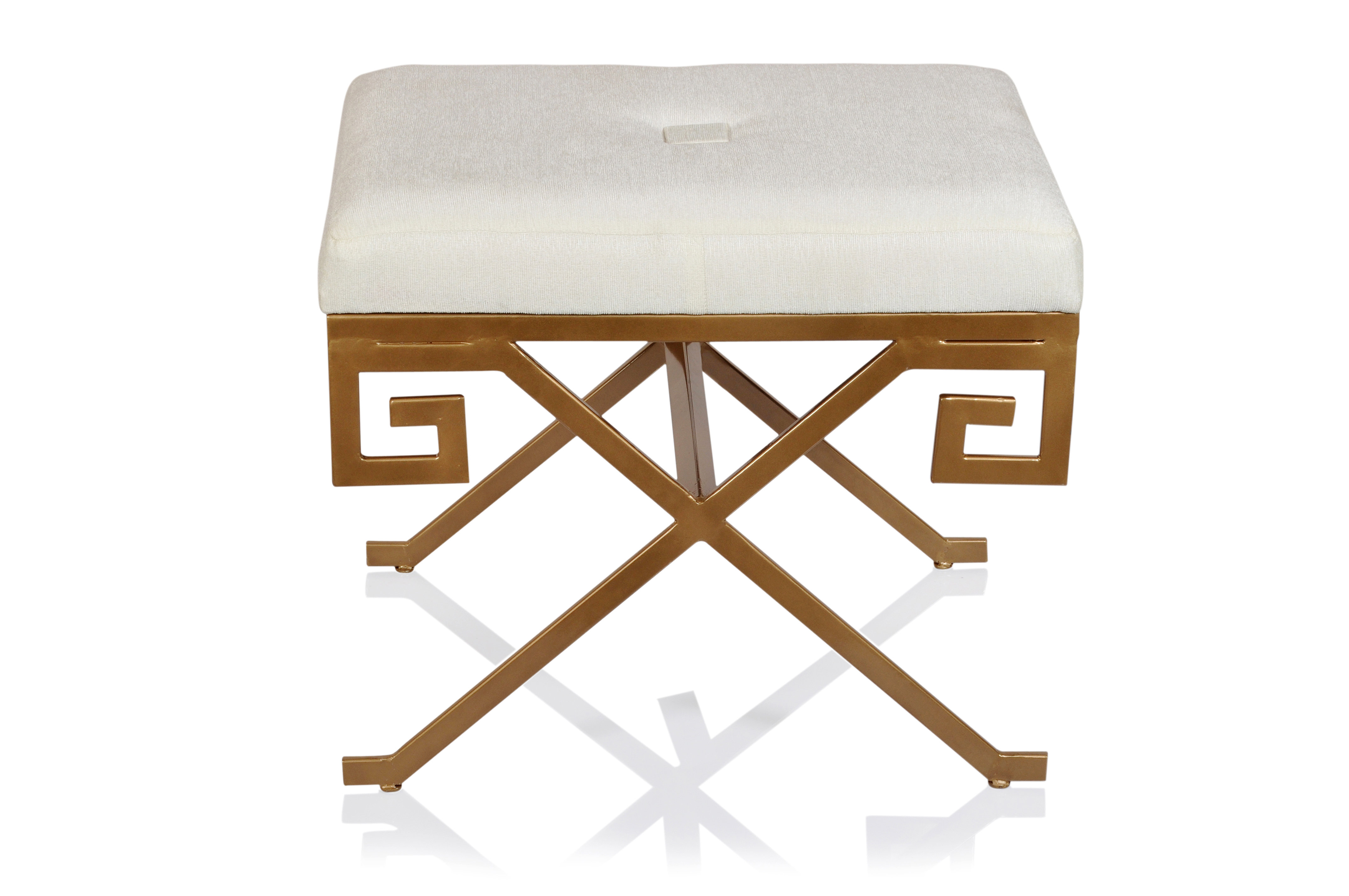 Fashion N You Greek Upholstered Ottoman Wayfair