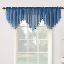 Wayfair | Blue & Yellow & Gold Valances & Kitchen Curtains ...