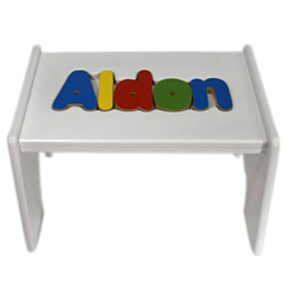personalized kid stools puzzle
