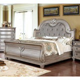 Iraan Tufted Upholstery Low Profile Standard Bed Camren by Astoria Grand