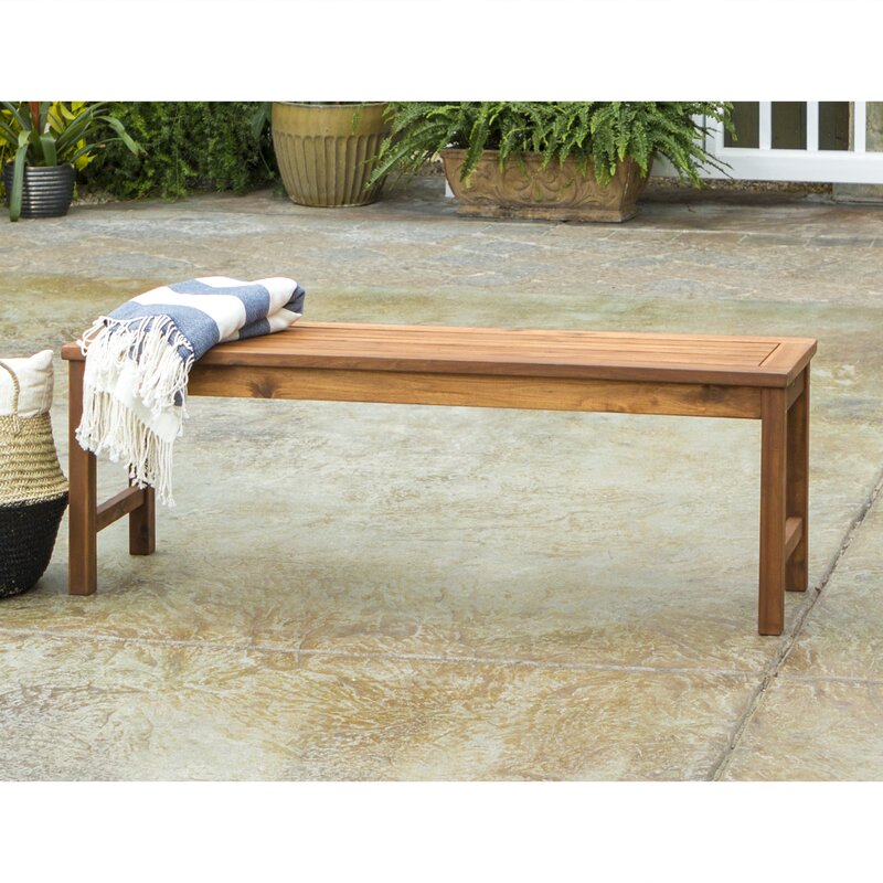 Nessa Wooden Picnic Bench Reviews Joss Main