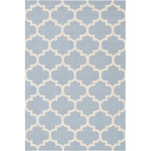 Blaisdell Blue Geometric Stella Area Rug